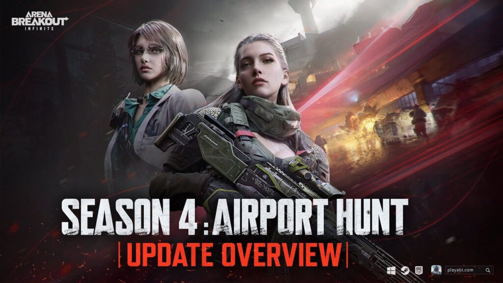 Arena Breakout: Infinite Ra Mắt Season 4 "Airport Hunt" Ngày 8/1 - Bản Đồ Sân Bay Guoyapos Mới, Tuyết Northridge Và Vũ Khí T191 Đỉnh Cao